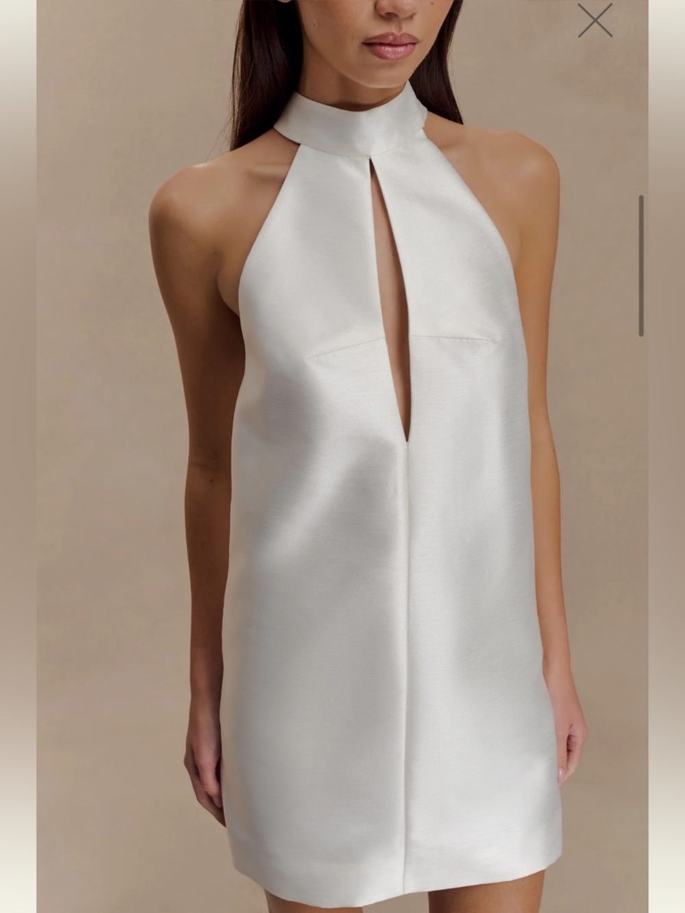Meshki Sophie Mini Dress White